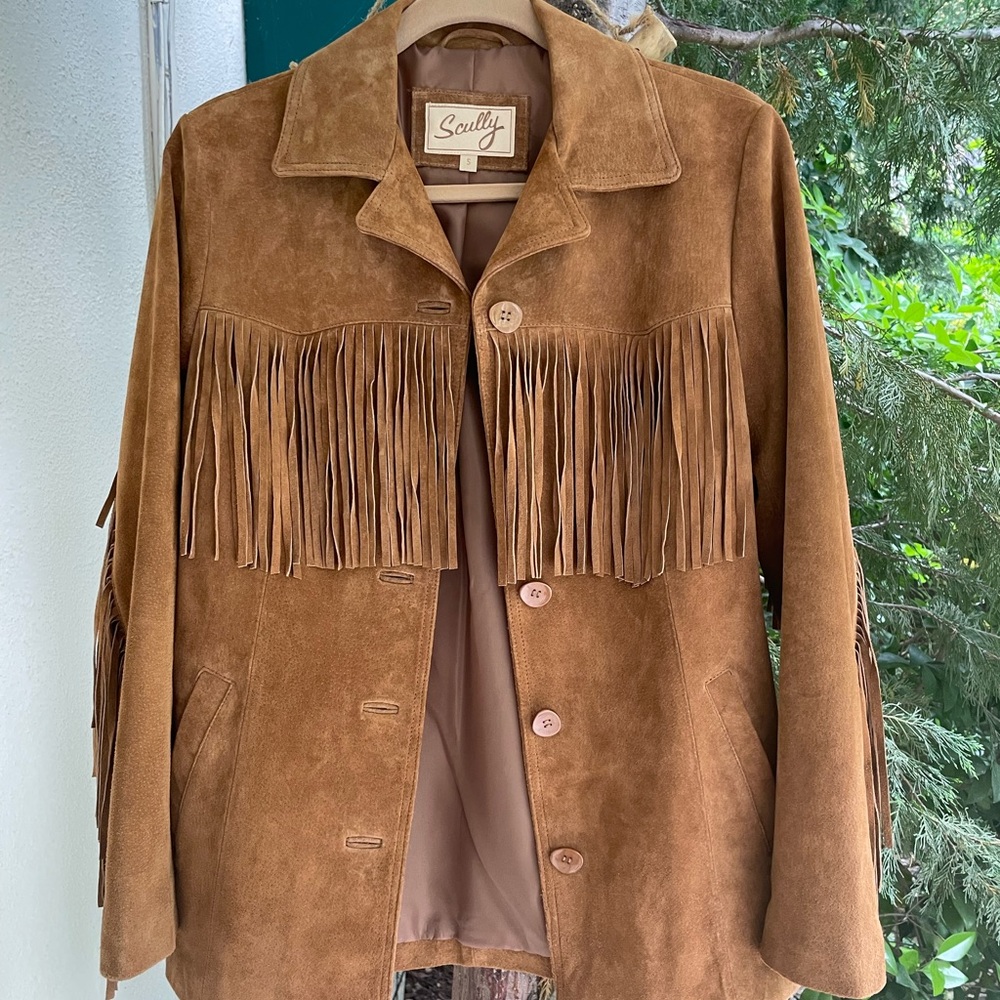 Scully Suede Fringe Jacket NWT